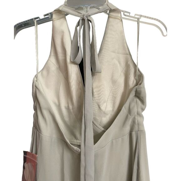 Birdy Grey Moni Convertible Maxi Dress Size M Dove Grey Bridesmaid Gown Fairy - Picture 9 of 13